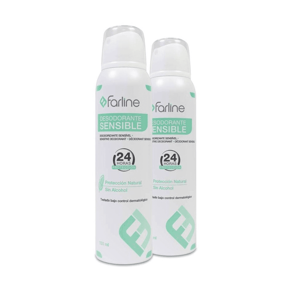 Farline Desodorante Spray Sensible Duplo 2 x 150ml