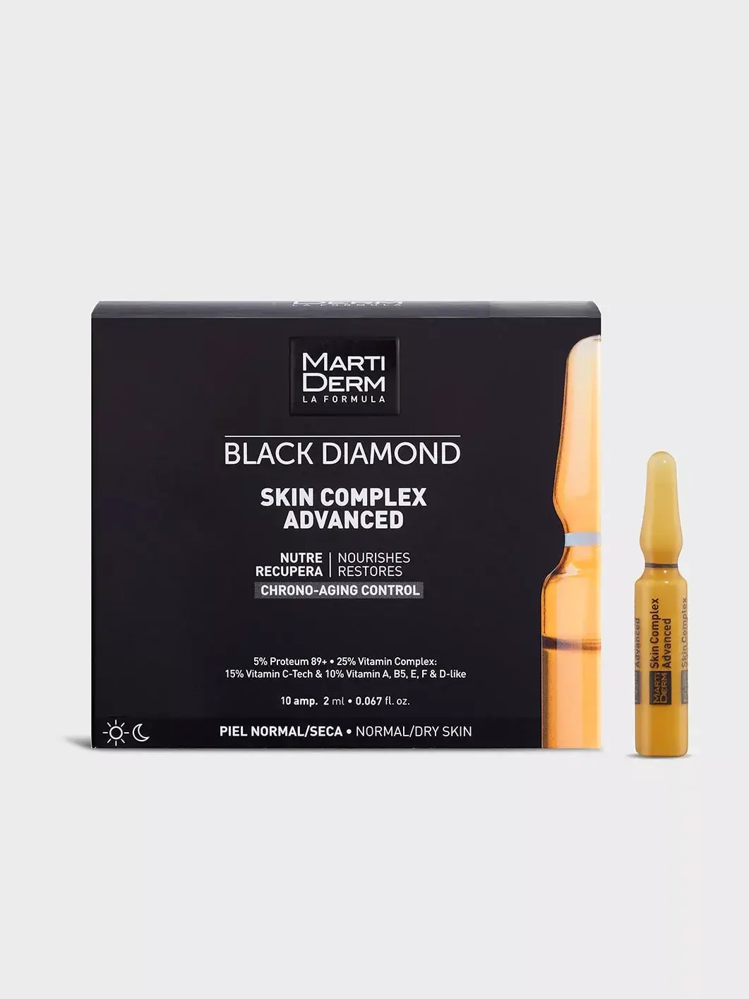 Martiderm Black Diamond Skin Complex+ 10 Ampollas
